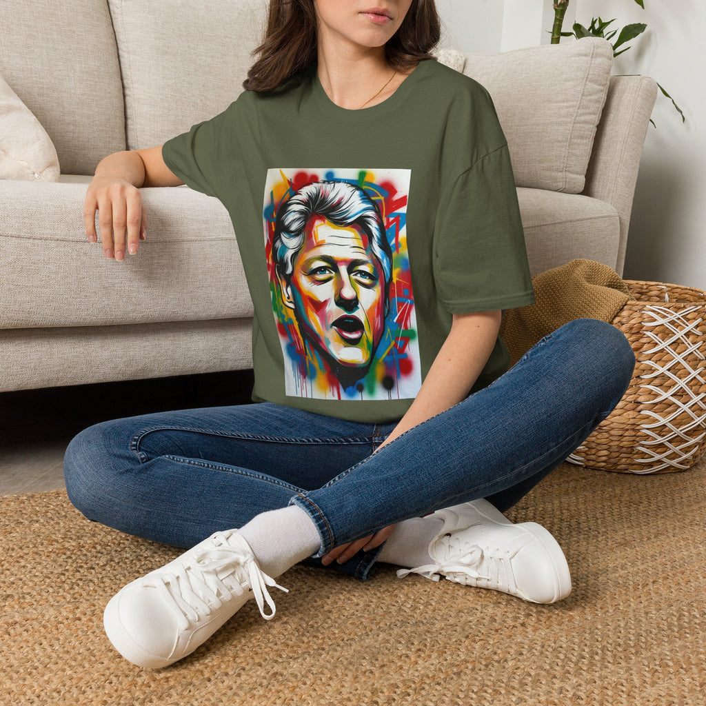 Artsy Clinton Portrait T-Shirt