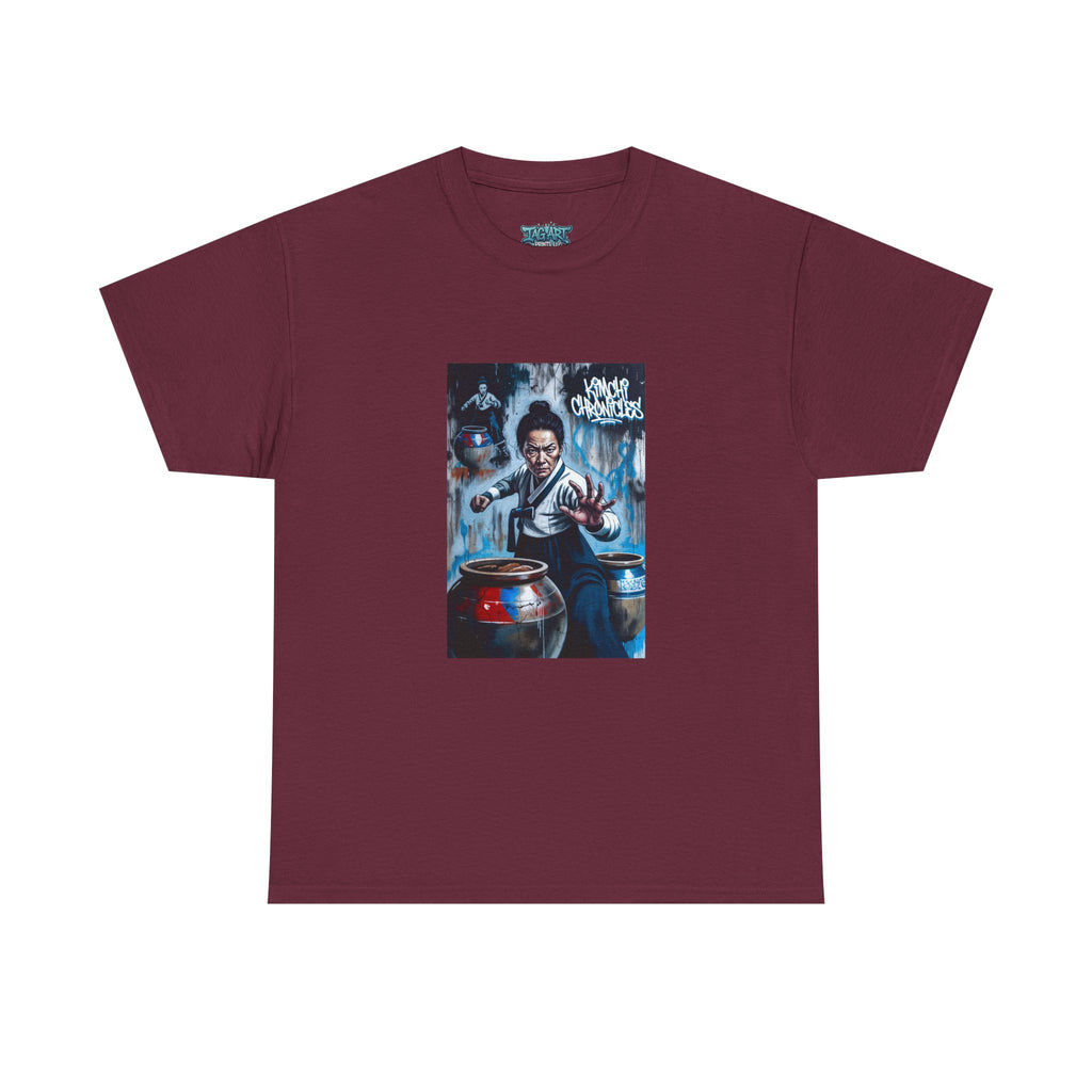 Kimchi Chronicle T-Shirt | Martial Arts Music Illustration