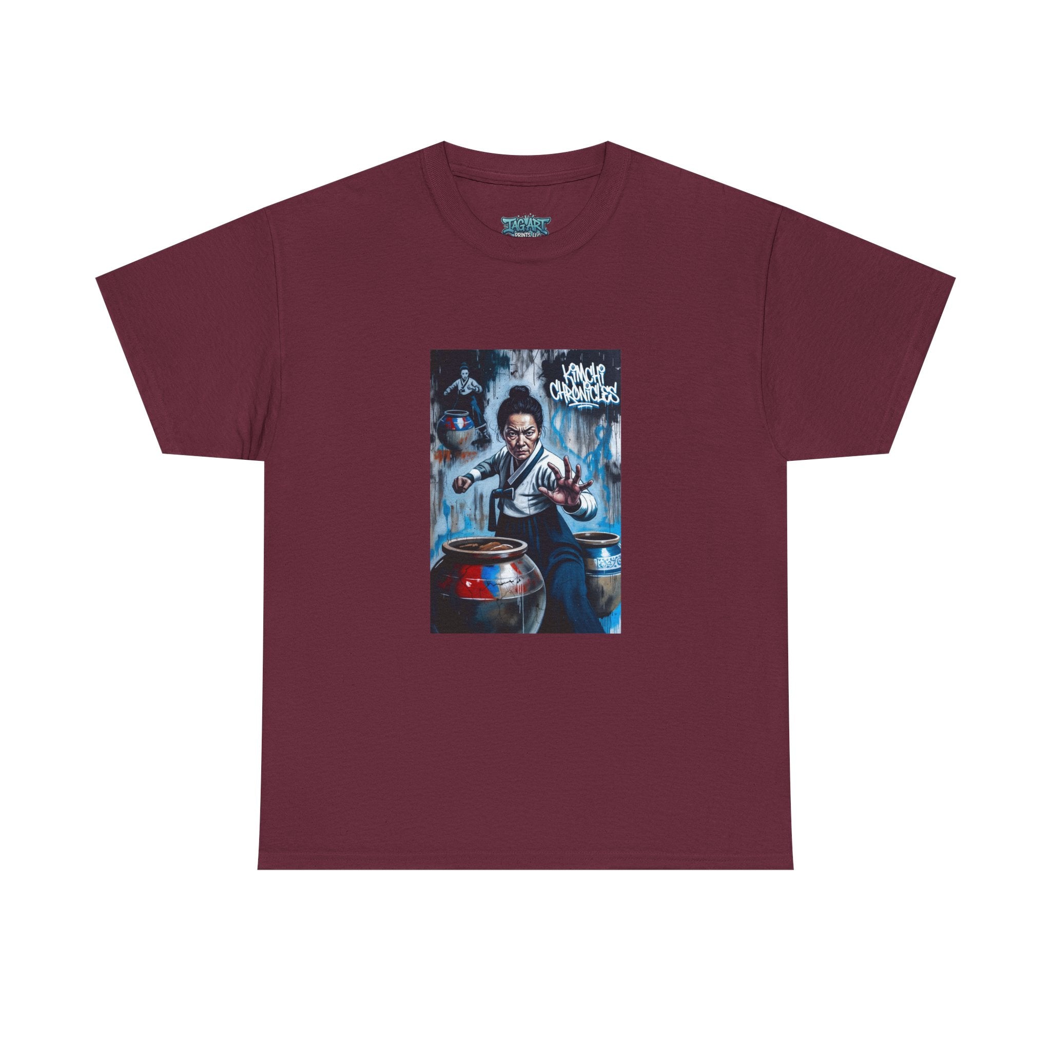 Kimchi Chronicle T-Shirt | Martial Arts Music Illustration